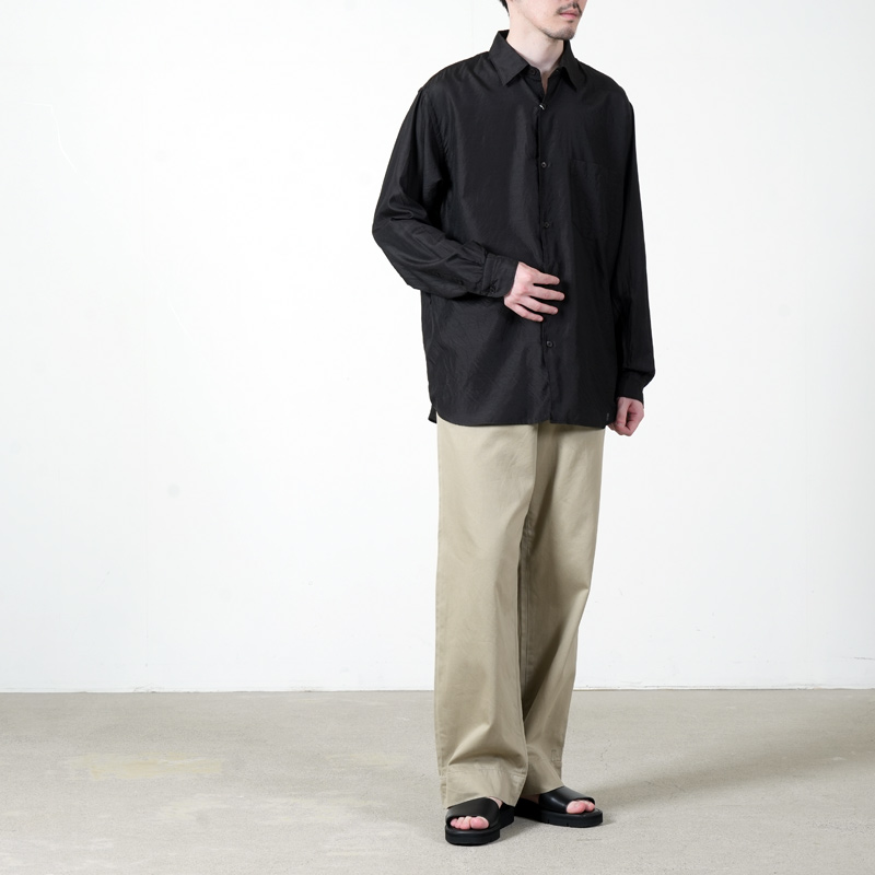 COMOLI 3 ウールシルク コモリシャツ COMOLI (コモリ) ウールシルク コモリシャツ