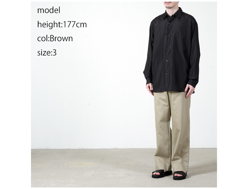 COMOLI(�����) �����륷�륯 ����ꥷ���