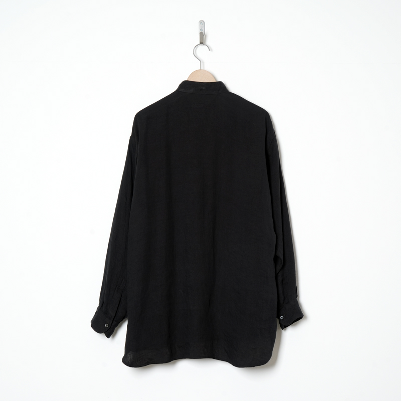 comoli リネンWクロス プルオーバーシャツ　サイズ1 25ss COMOLI (コモリ) リネンWクロス プルオーバーシャツ