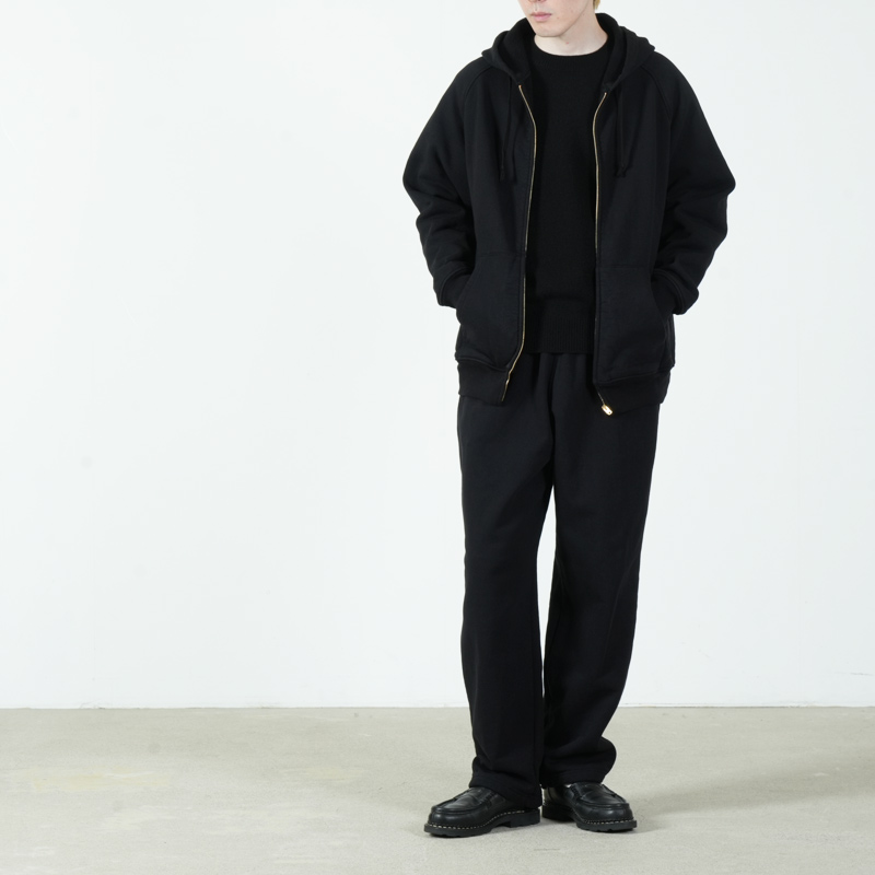 COMOLI (コモリ) コットン裏毛 パンツ