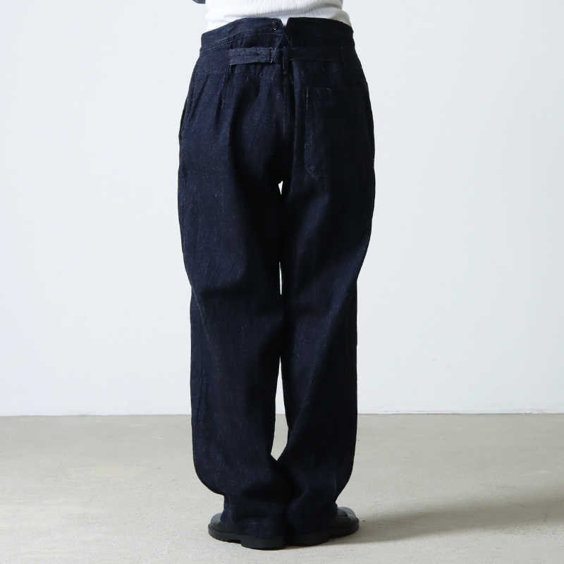 comoli denim over pants - デニム/ジーンズ