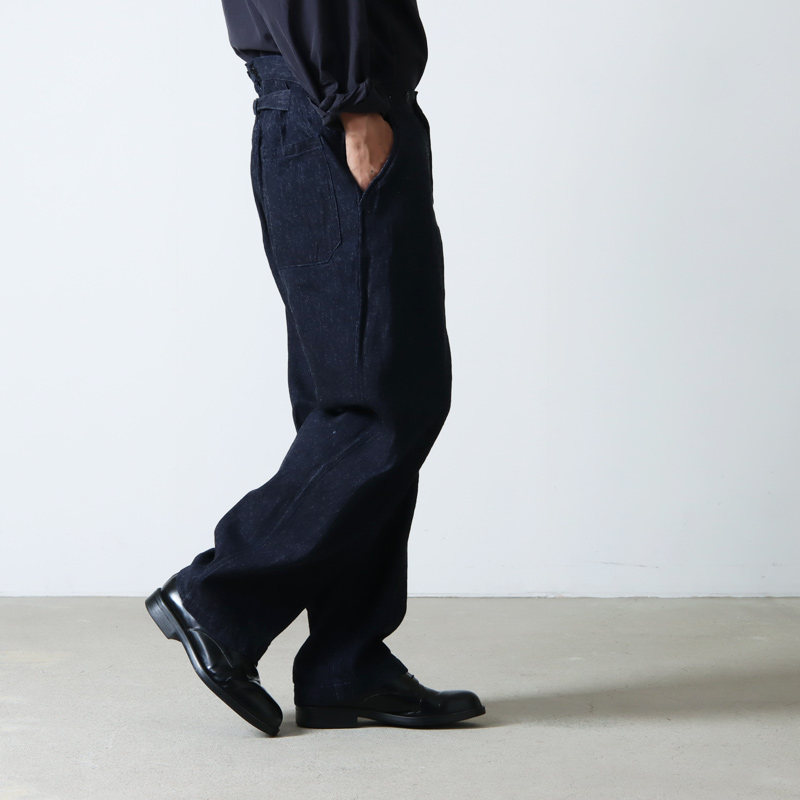 COMOLI/コモリ 14.5オンス デニムオーバーパンツ NAVY サイズ3