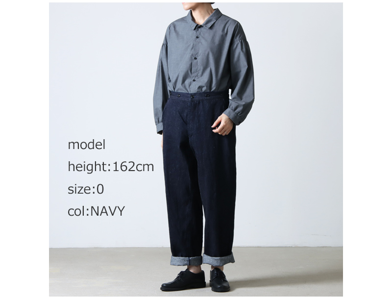 【美品】COMOLI デニムオーバーパンツ ブラック サイズ2LEMAIRE