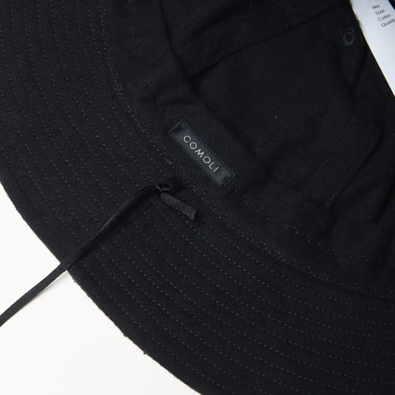 COMOLI シルクネップハット 帽子