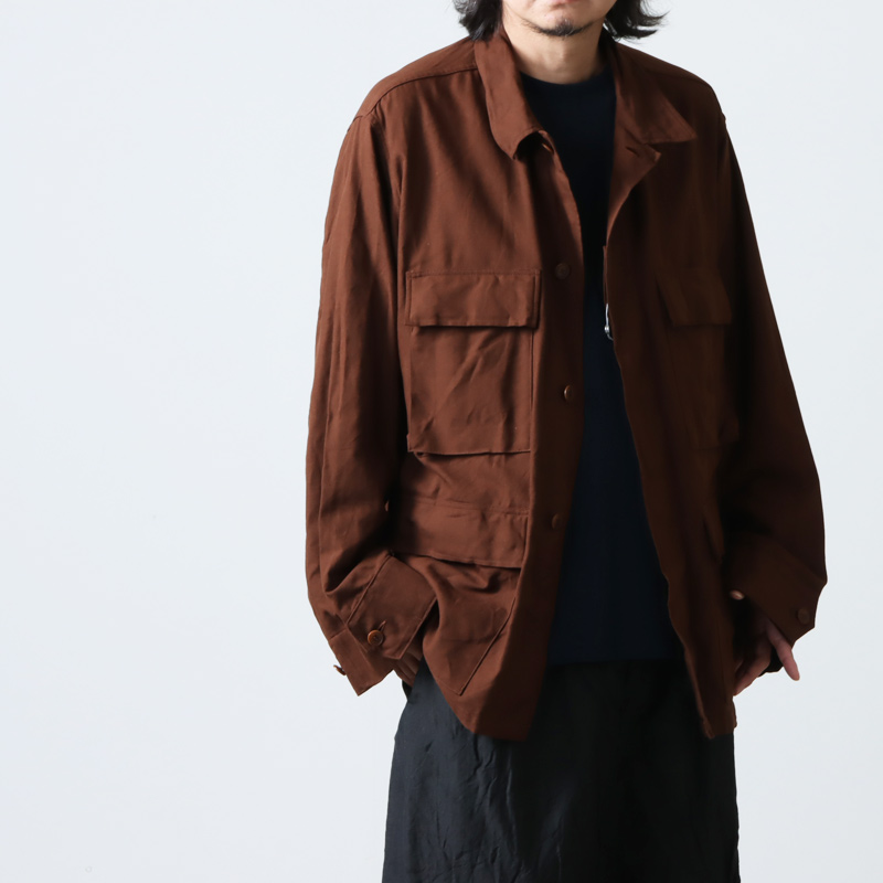 COMOLI23SS商品【新品】COMOLI 23SS ブラウン B.D.U ジャケット