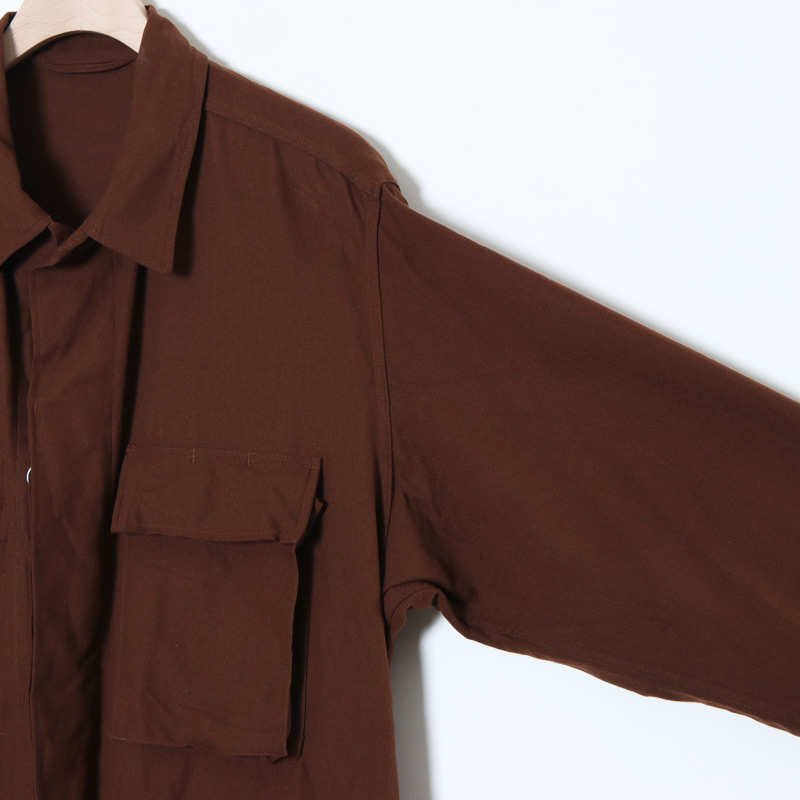 正規品! 23SS コモリ comoli BROWN JACKET B.D.U ミリタリージャケット