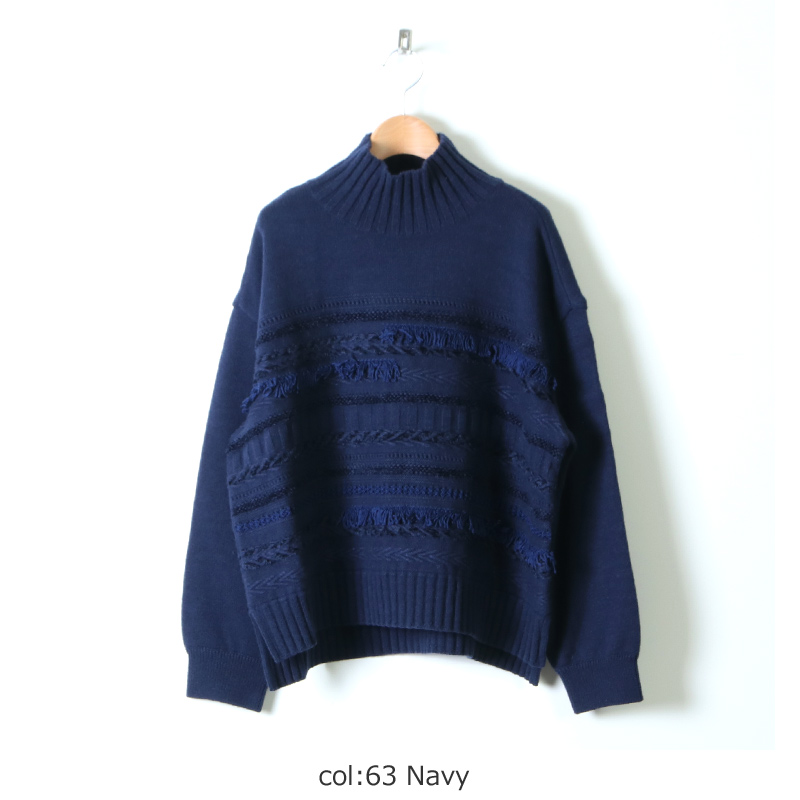 NEW 美品 COOHEM コーヘン ウール ニット SOLID TWEEDY キャメル