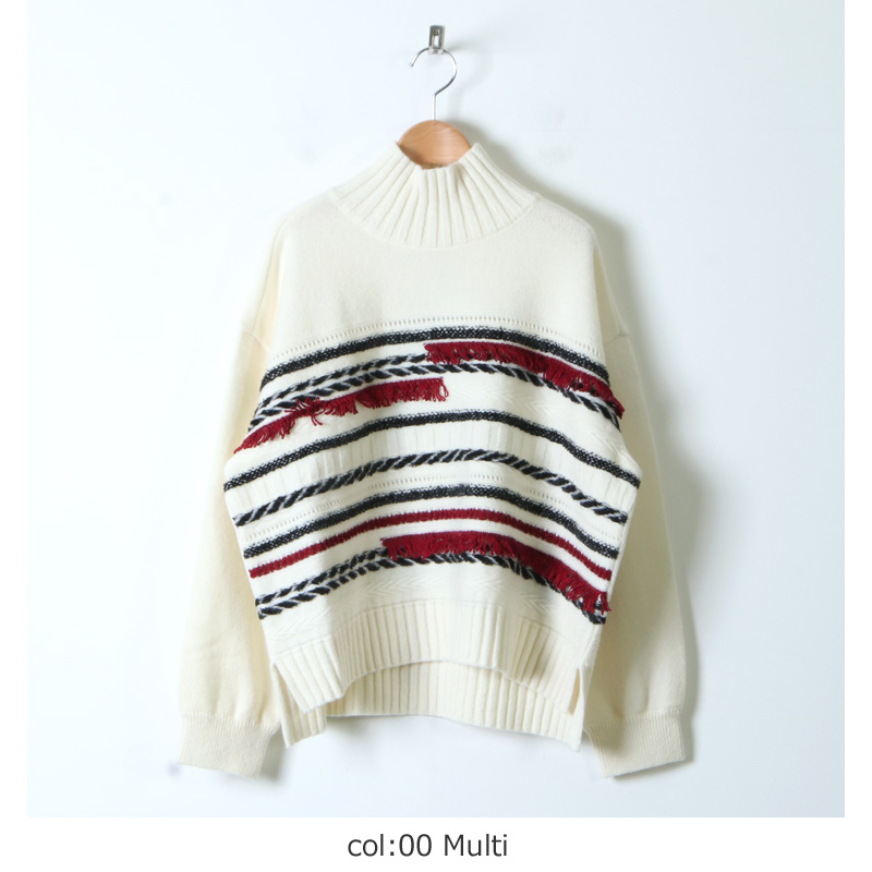 COOHEM (コーヘン) SOLID TWEEDY KNIT P/O / ソリッドツィーディー