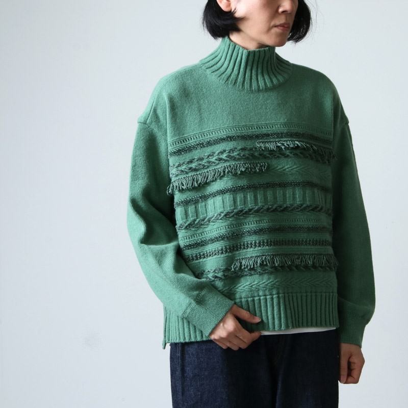 COOHEM (コーヘン) SOLID TWEEDY KNIT P/O / ソリッドツィーディー