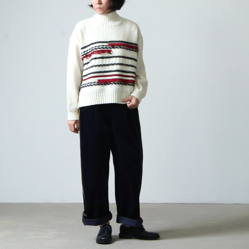 COOHEM (コーヘン) SOLID TWEEDY KNIT P/O / ソリッドツィーディー