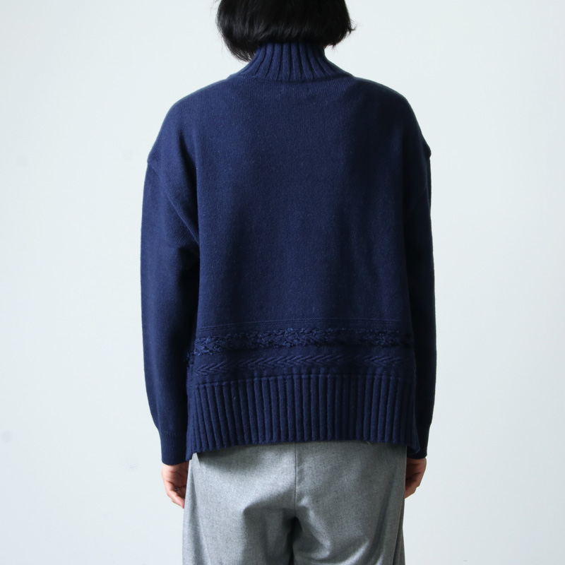 NEW 美品 COOHEM コーヘン ウール ニット SOLID TWEEDY キャメル