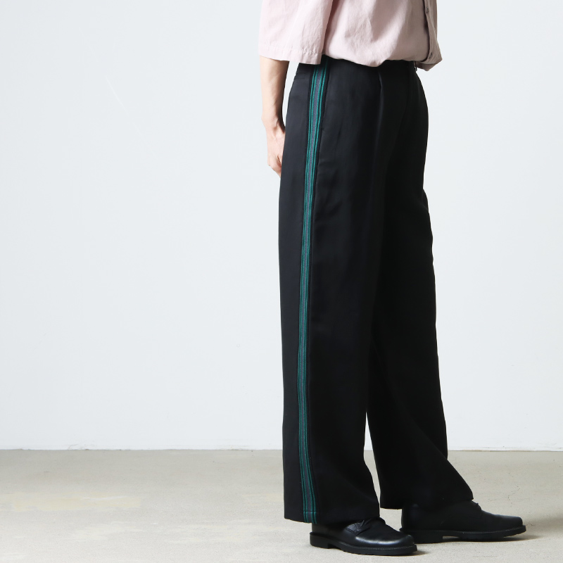 COOHEM (コーヘン) KNIT SIDELINE LINEN MIX P/T / ニットサイドライン ...