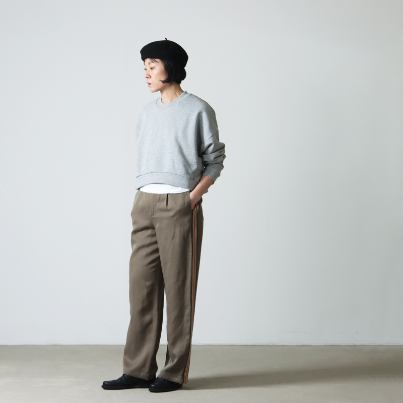 COOHEM (コーヘン) KNIT SIDELINE LINEN MIX P/T / ニットサイドライン 