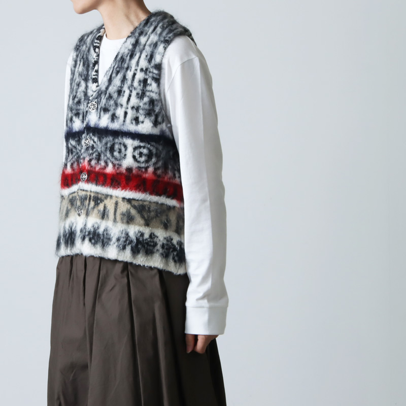 COOHEM(إ) SHAGGY NORWEGIAN KNIT V/T