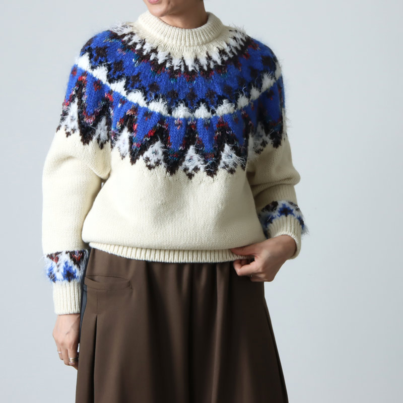 COOHEM MOHAIR NORDIC KNIT P/O 20-21aw