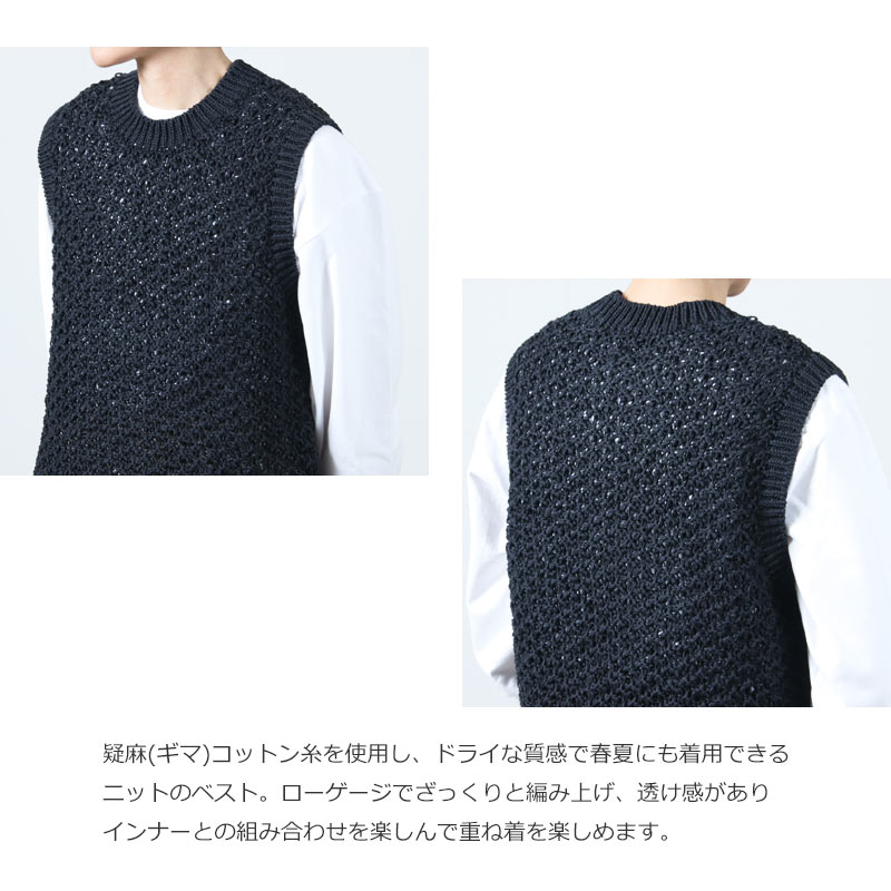 COOHEM(إ) GIMA MESH KNIT V/T