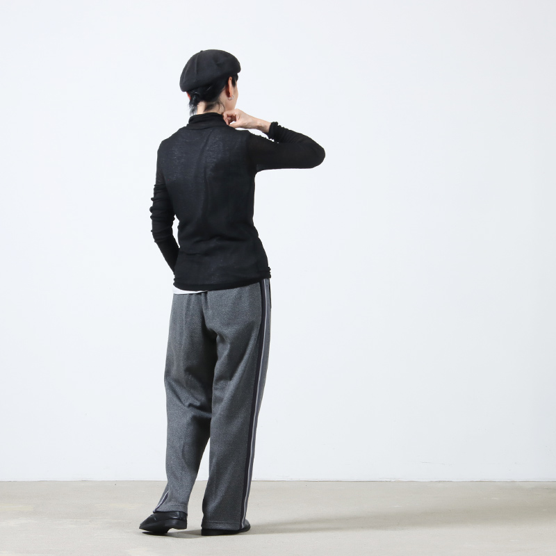 COOHEM(إ) KNIT SIDELINE HERRINGBONE TRACK PANTS WOMENS