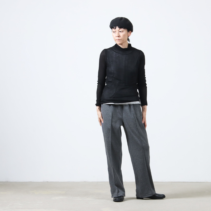 COOHEM(إ) KNIT SIDELINE HERRINGBONE TRACK PANTS WOMENS