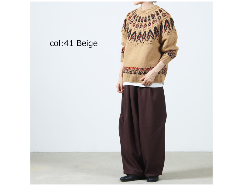COOHEM(إ) KOUHEN NORDIC KNIT P/O