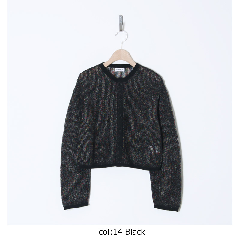 COOHEM(�����إ�) W FACE POMPON KNIT C/D