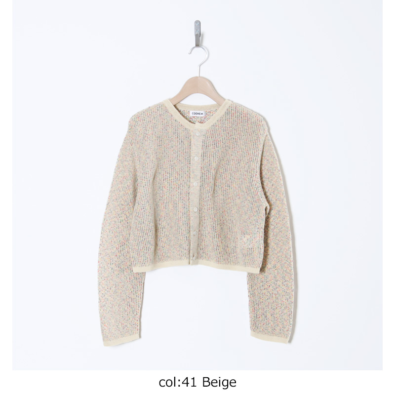 COOHEM(�����إ�) W FACE POMPON KNIT C/D