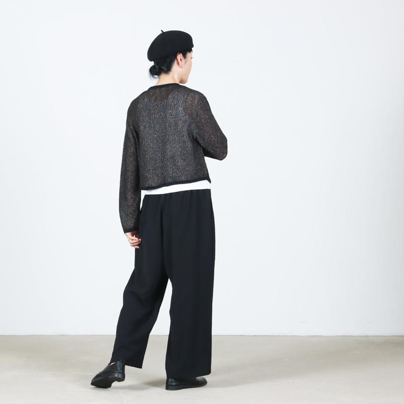 COOHEM(�����إ�) W FACE POMPON KNIT C/D