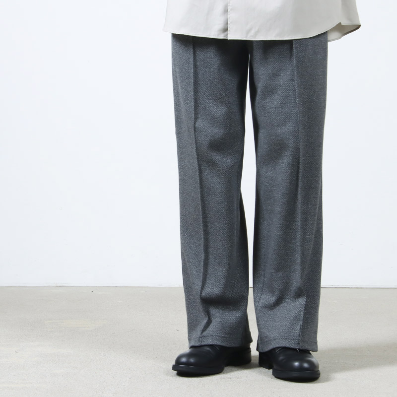 COOHEM(إ) KNIT SIDELINE HERRINGBONE TRACK PANTS MENS