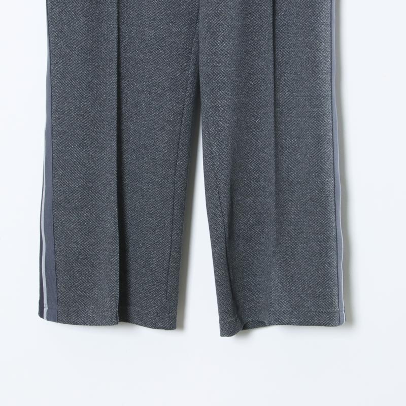 COOHEM(إ) KNIT SIDELINE HERRINGBONE TRACK PANTS MENS