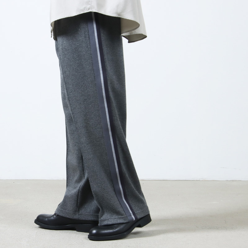 COOHEM(إ) KNIT SIDELINE HERRINGBONE TRACK PANTS MENS