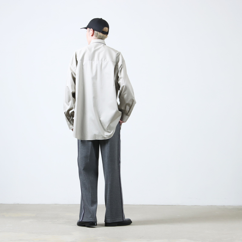 COOHEM(إ) KNIT SIDELINE HERRINGBONE TRACK PANTS MENS