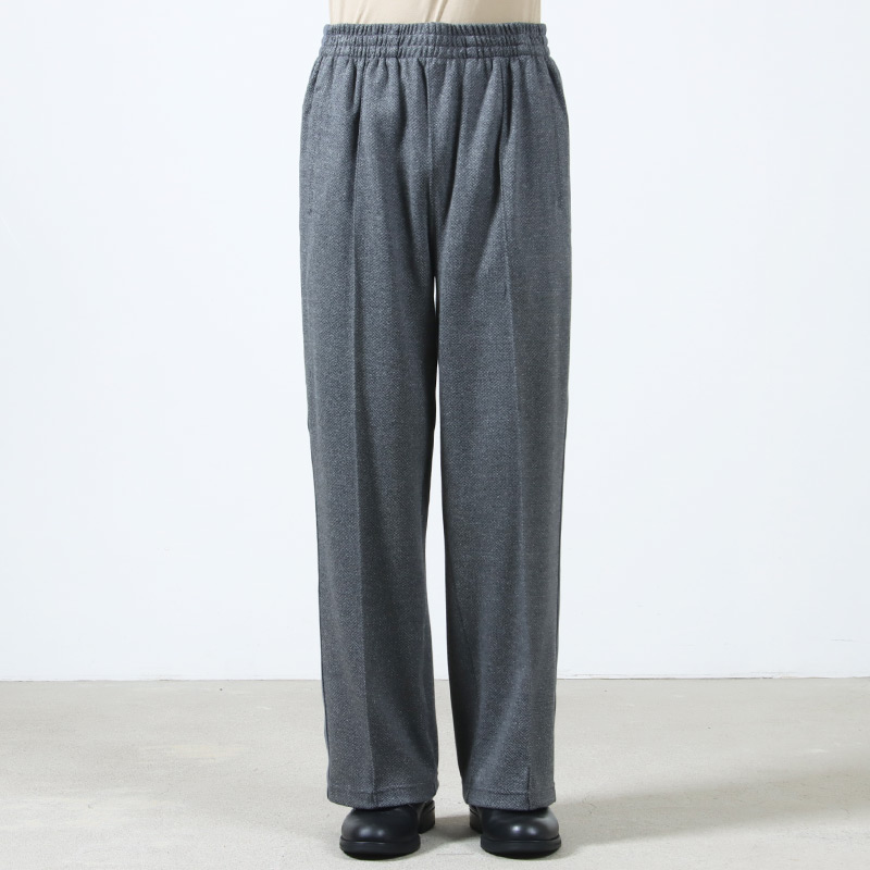 COOHEM(إ) KNIT SIDELINE HERRINGBONE TRACK PANTS MENS