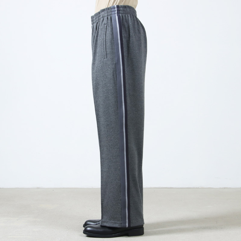 COOHEM(إ) KNIT SIDELINE HERRINGBONE TRACK PANTS MENS
