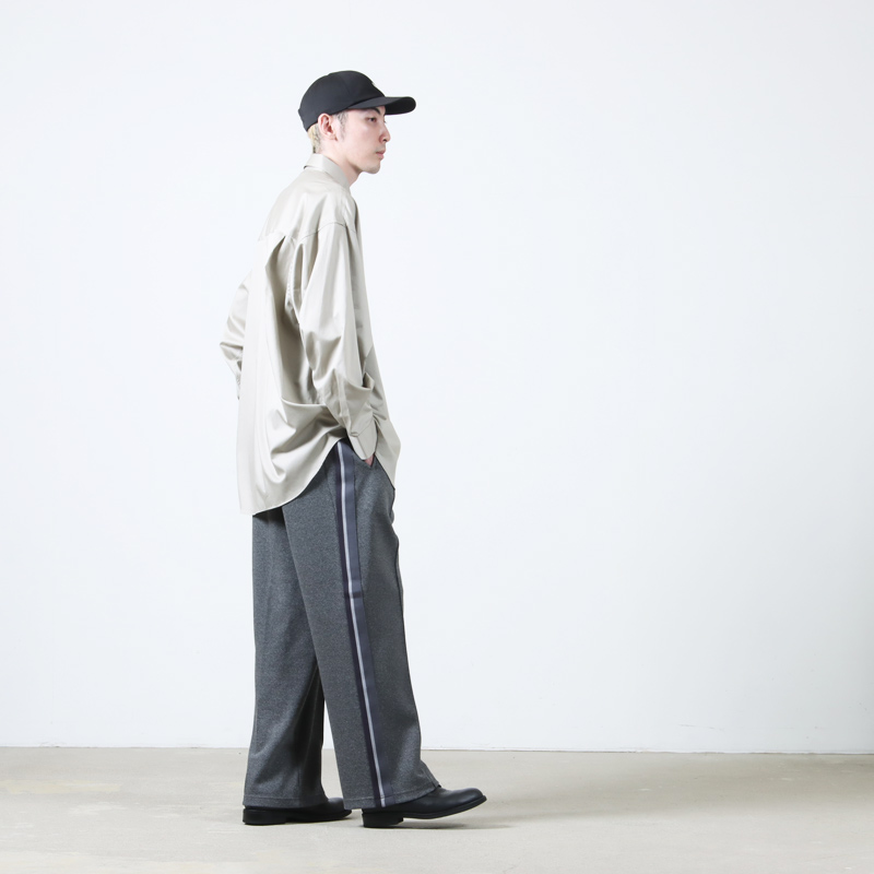 COOHEM(إ) KNIT SIDELINE HERRINGBONE TRACK PANTS MENS