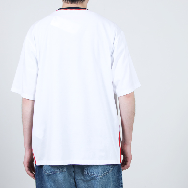 COOHEM(�����إ�) KNIT SIDELINE T-SHIRT