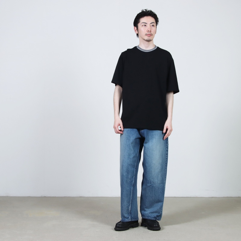 COOHEM(�����إ�) KNIT SIDELINE T-SHIRT