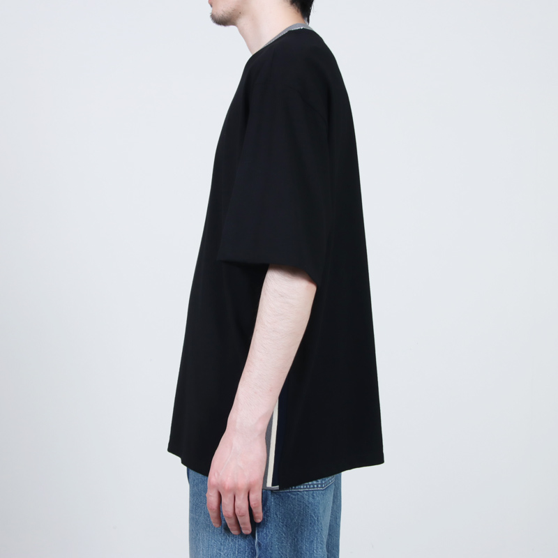 COOHEM(�����إ�) KNIT SIDELINE T-SHIRT