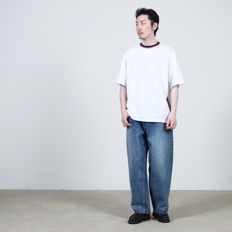 COOHEM(�����إ�) KNIT SIDELINE T-SHIRT