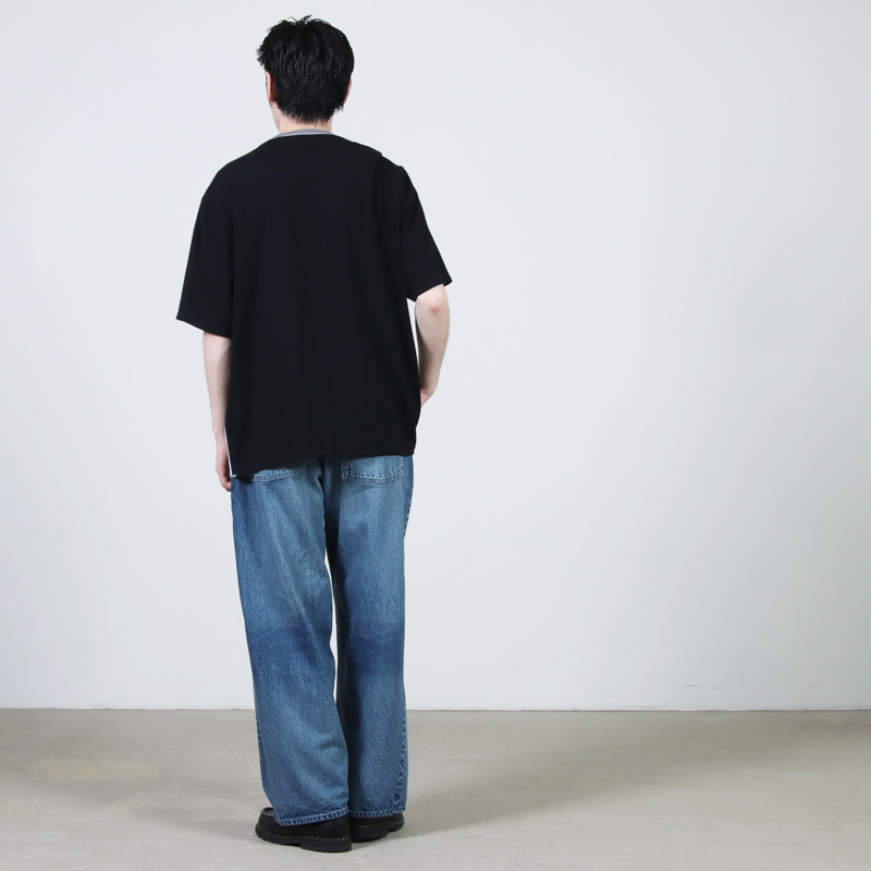 COOHEM(�����إ�) KNIT SIDELINE T-SHIRT