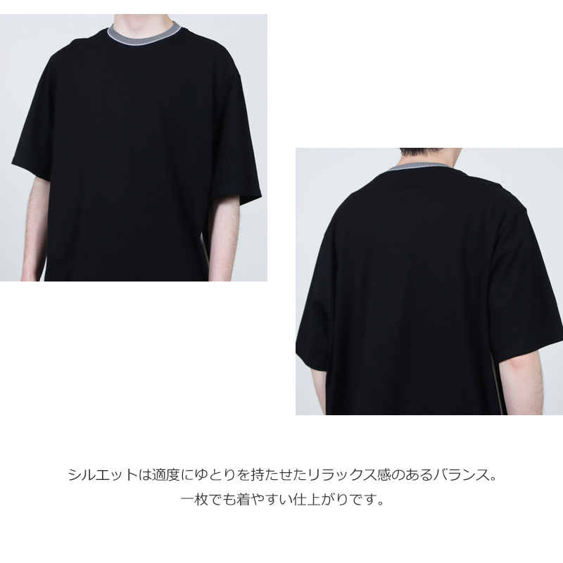 COOHEM(�����إ�) KNIT SIDELINE T-SHIRT