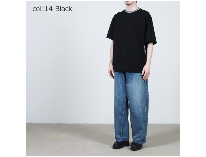 COOHEM(�����إ�) KNIT SIDELINE T-SHIRT