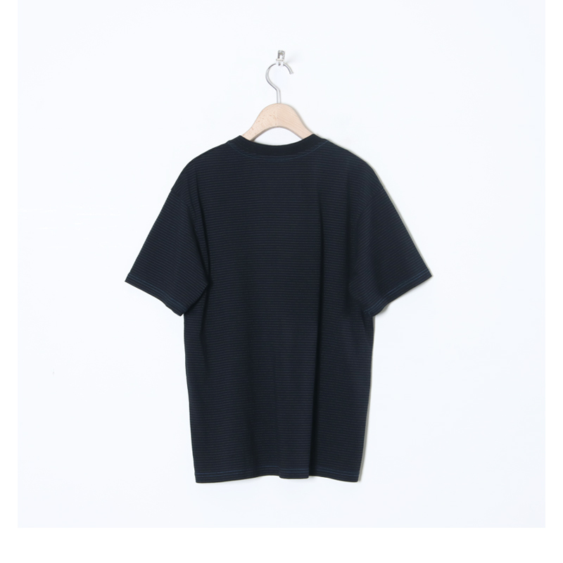 COOHEM(إ) Yonetomi NEW BASIC GARMENT DYED BORDER T-SHIRT