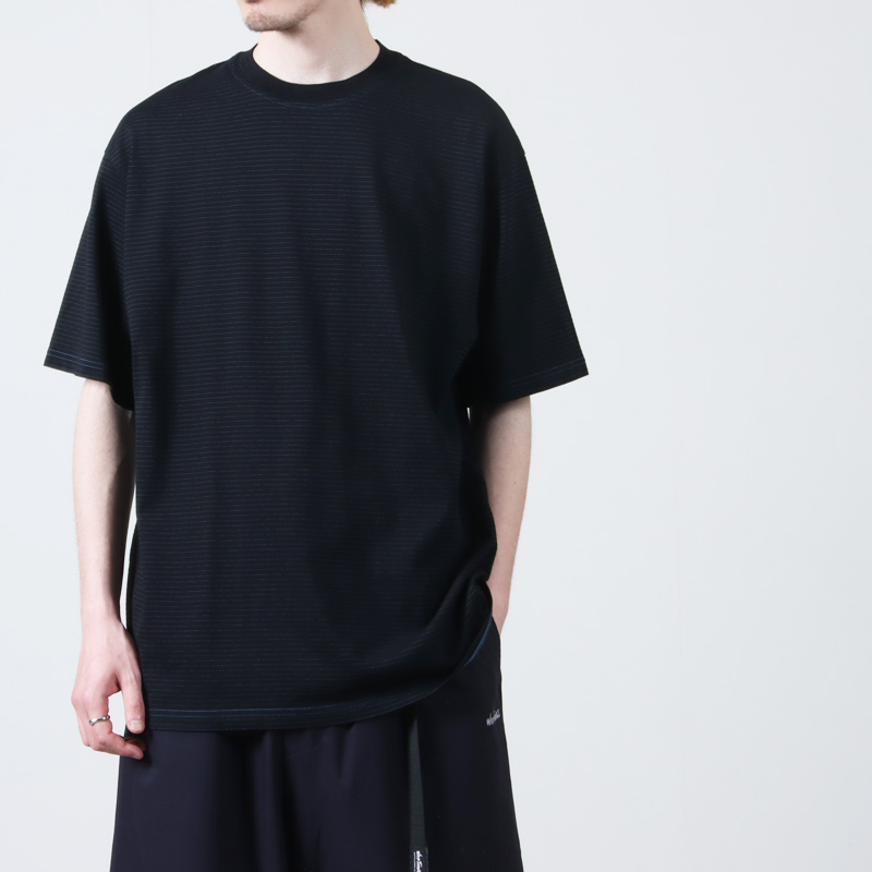 COOHEM(إ) Yonetomi NEW BASIC GARMENT DYED BORDER T-SHIRT