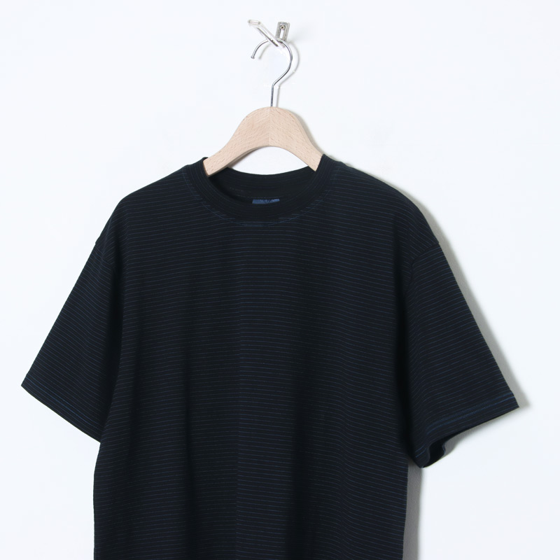 COOHEM(إ) Yonetomi NEW BASIC GARMENT DYED BORDER T-SHIRT