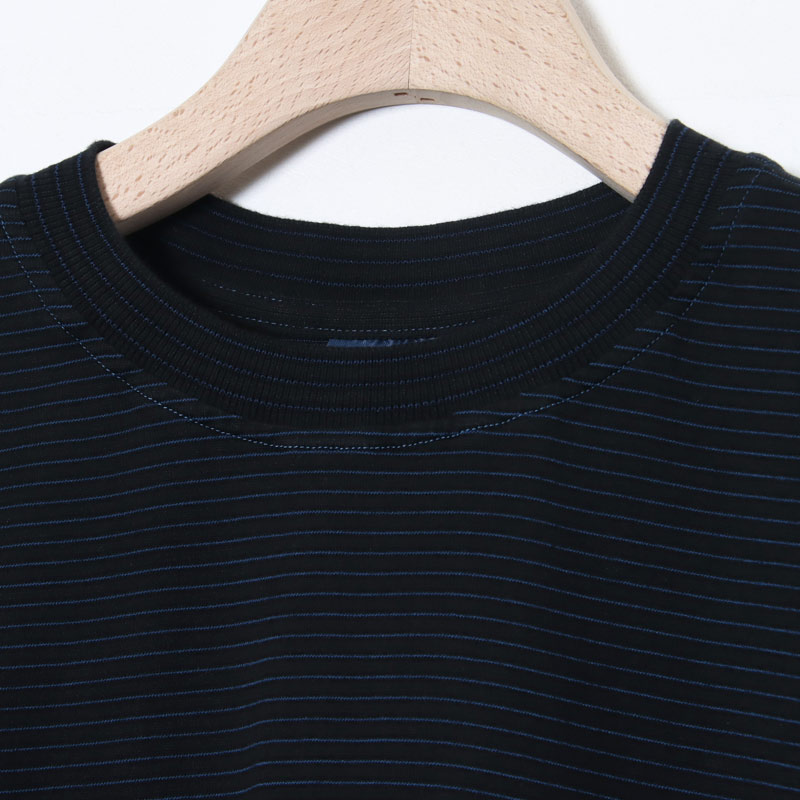 COOHEM(إ) Yonetomi NEW BASIC GARMENT DYED BORDER T-SHIRT