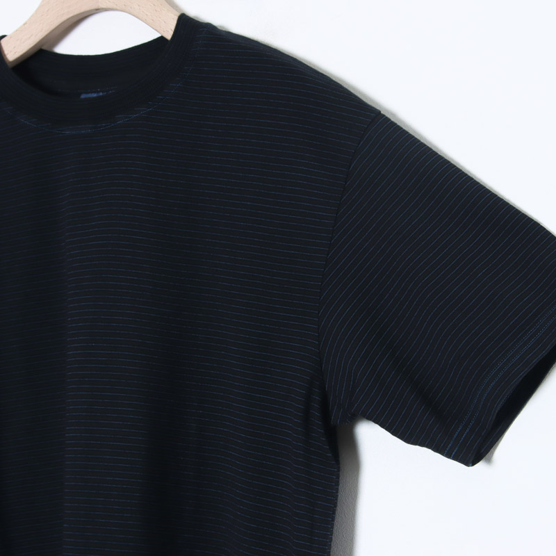 COOHEM(إ) Yonetomi NEW BASIC GARMENT DYED BORDER T-SHIRT