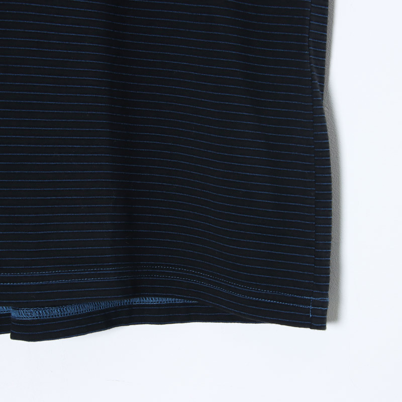 COOHEM(إ) Yonetomi NEW BASIC GARMENT DYED BORDER T-SHIRT