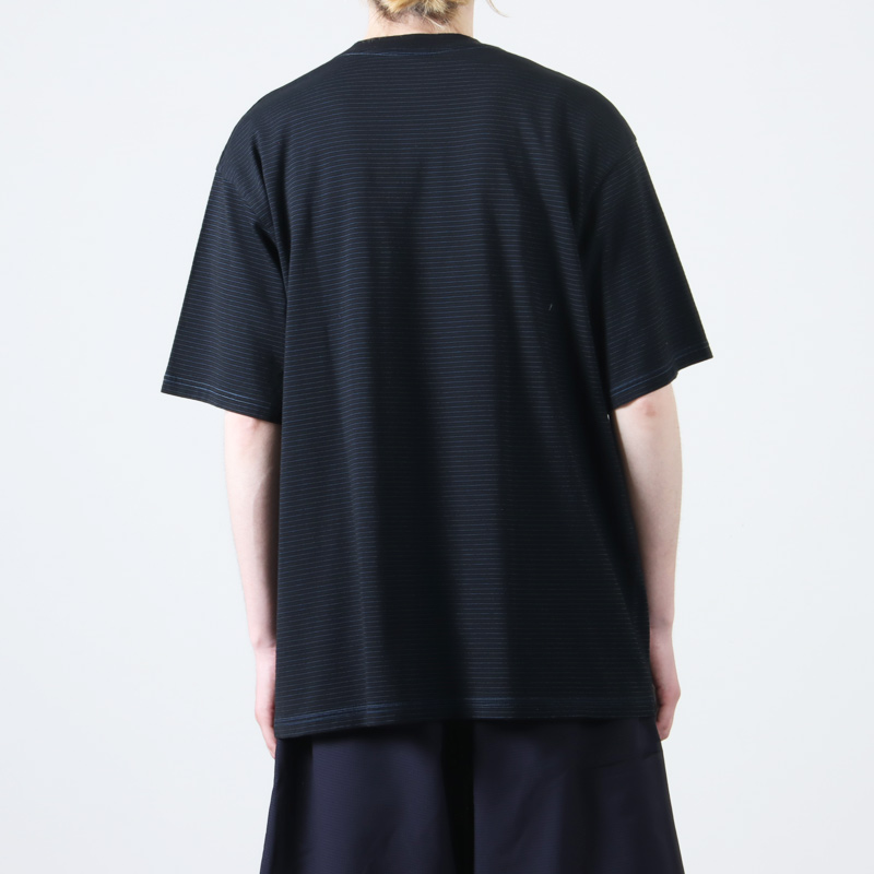 COOHEM(إ) Yonetomi NEW BASIC GARMENT DYED BORDER T-SHIRT