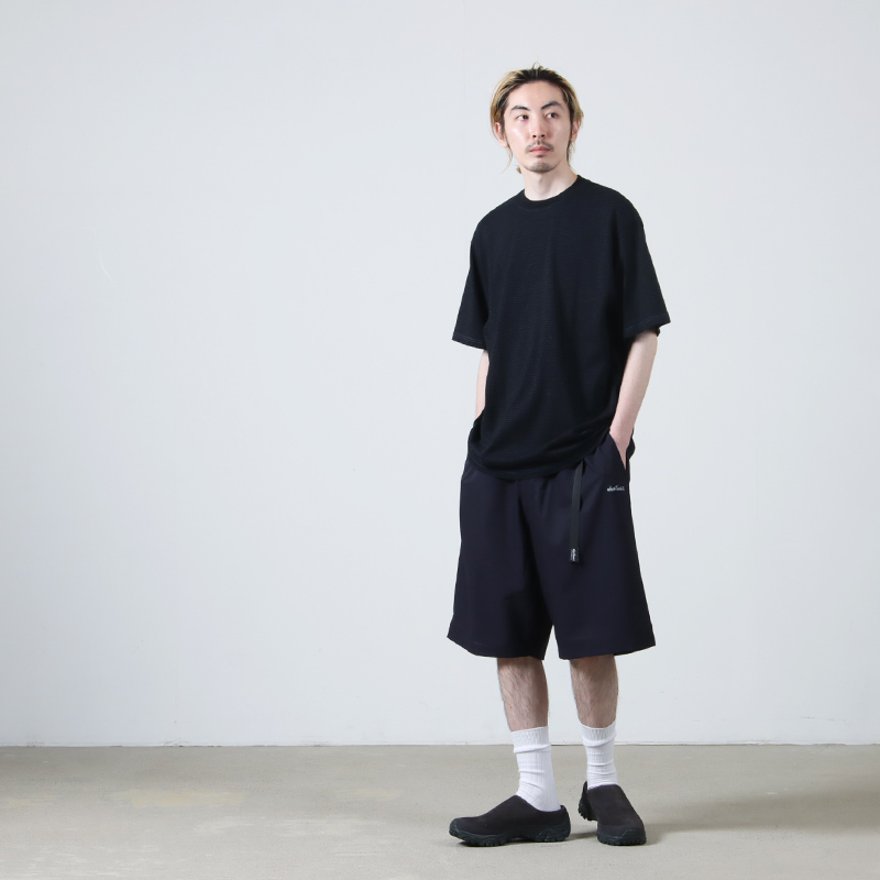 COOHEM(إ) Yonetomi NEW BASIC GARMENT DYED BORDER T-SHIRT