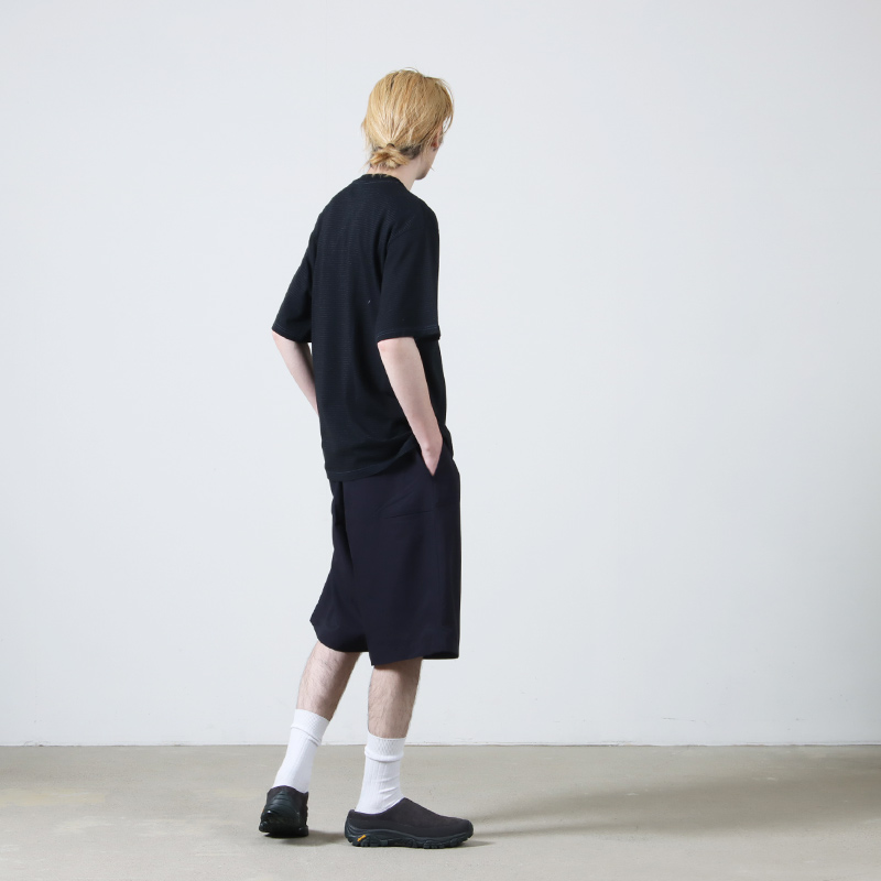 COOHEM(إ) Yonetomi NEW BASIC GARMENT DYED BORDER T-SHIRT