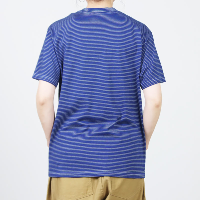 COOHEM(�����إ�) GARMENT DYED BORDER T-SHIRT ��Short Sleeve��